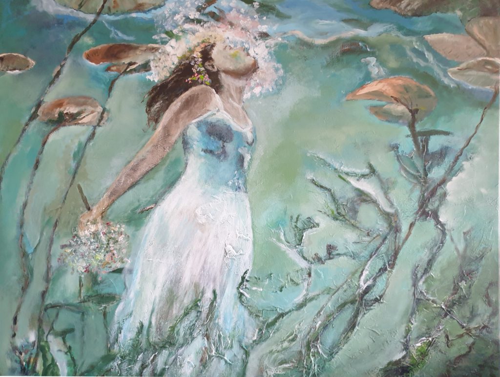 Jonge Bruid In Water